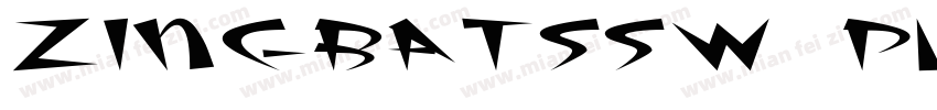 zingbatssw plain字体转换